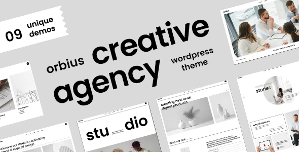 Orbius – Creative Agency and Portfolio Theme